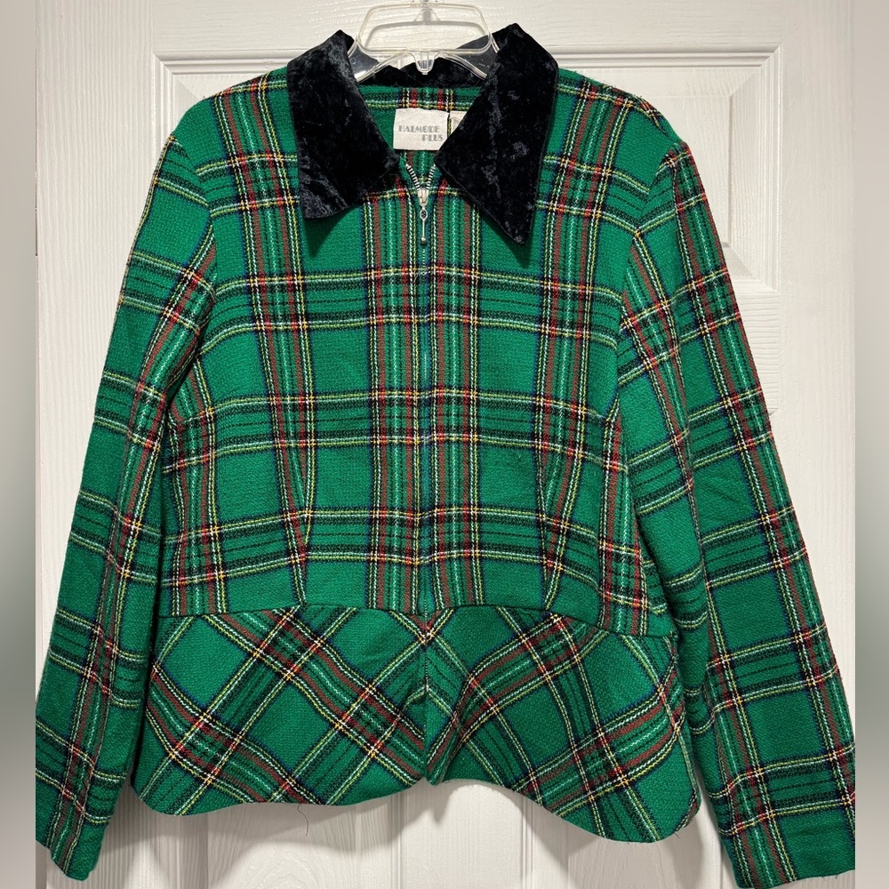 Vintage Halmode Plus Zip up blazer